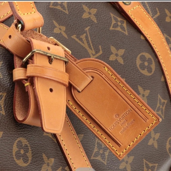 Louis Vuitton couple 35" monogram canvas and vachetta leather. WITH COA - Picture 9 of 9